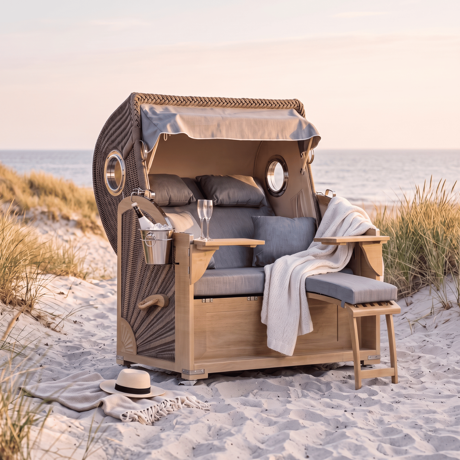 Strandkorb Pflegetipps | Holz, Geflecht & Überwinterung