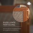 Strandkorb Nordsee Komfort – Exzellente Fertigung – Holz und Sonnengeflecht