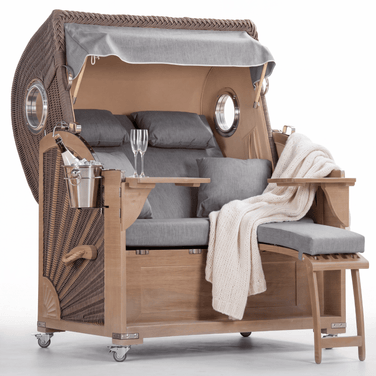 Strandkorb Hanse Koloss Teak 2,5-Sitzer