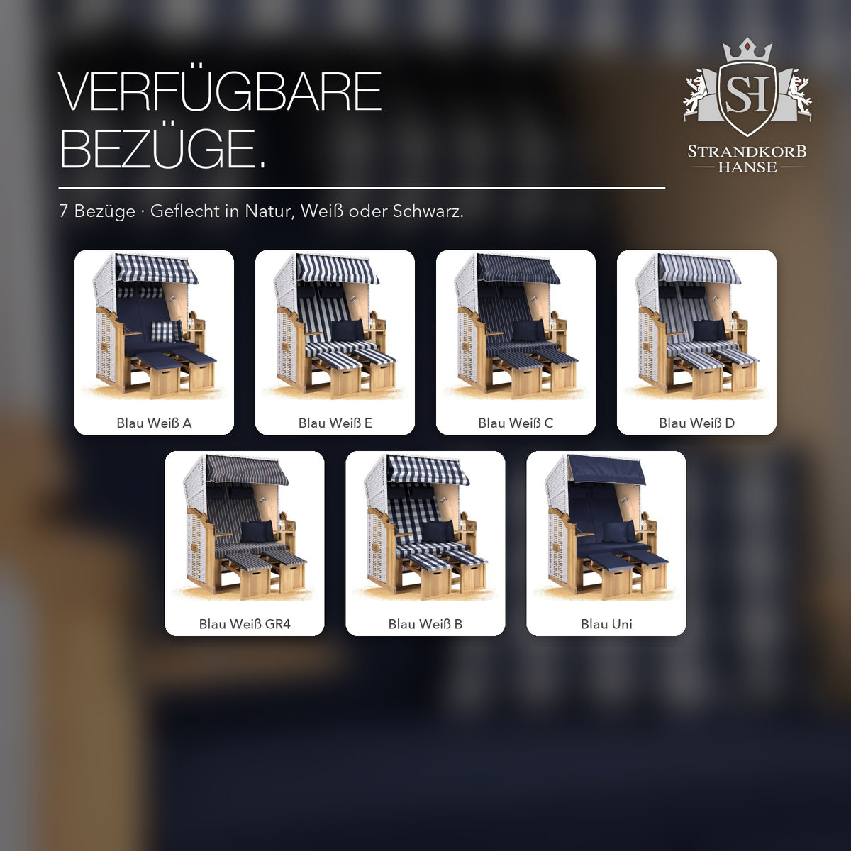 Ostsee Weiß Blau – Verfügbare Bezüge