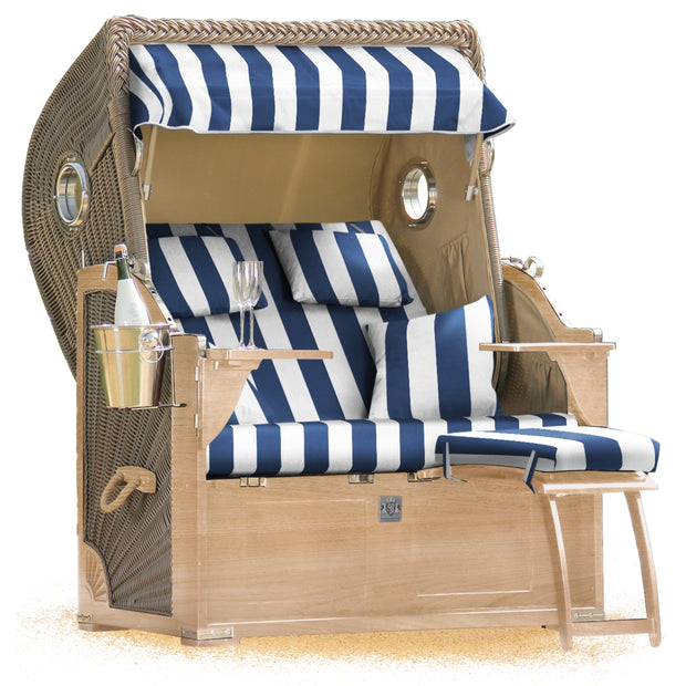 Strandkorb Koloss Kompakt Teak