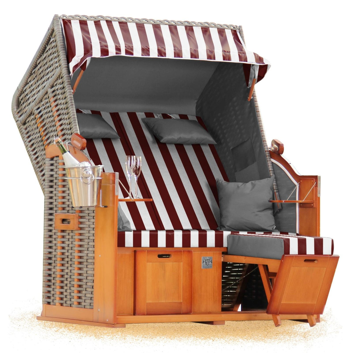 Strandkorb Ostsee Klassik 2 Sitzer