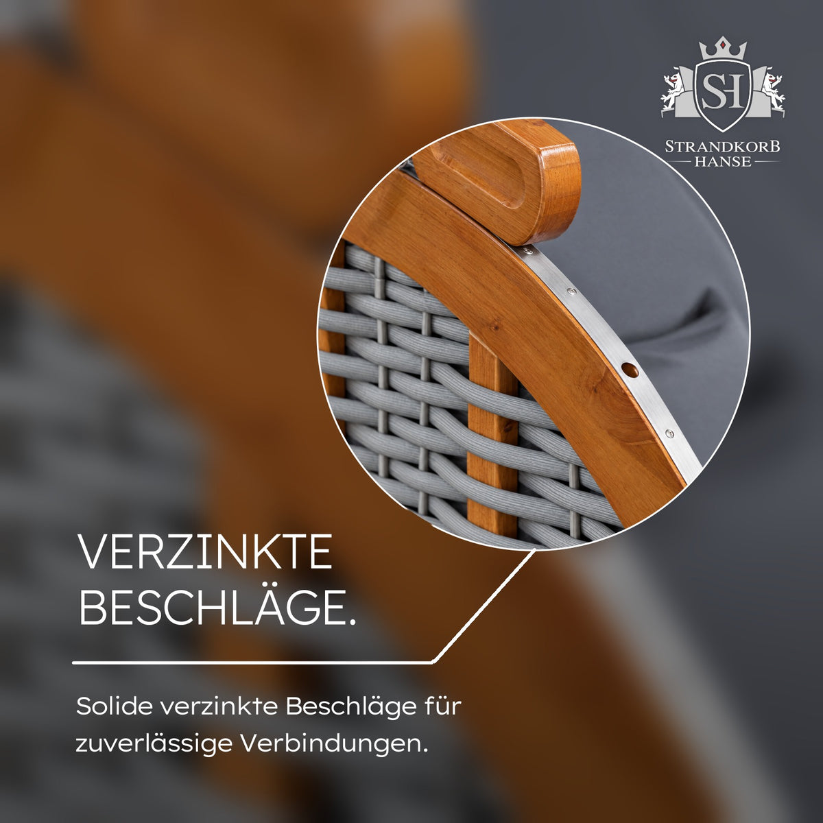 Ostsee Klassik: solide verzinkte Beschläge
